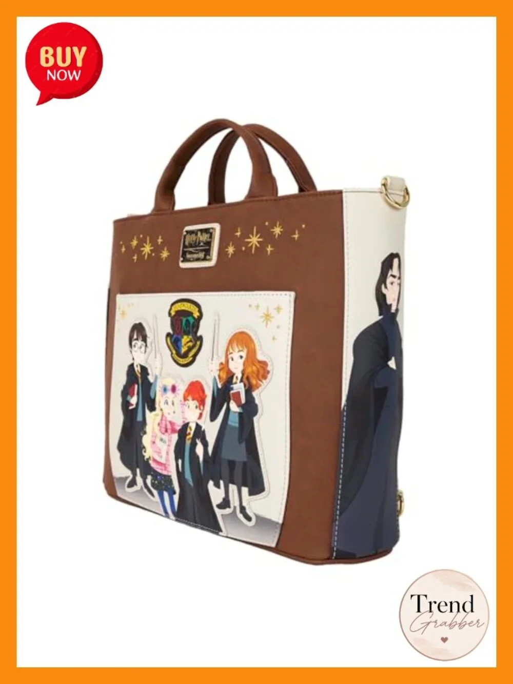 Faux Leather Convertible Tote Bag Harry Potter Spring Backpack